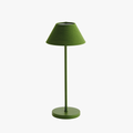 Alix Green Linen Rechargeable Lamp