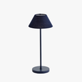Alix Navy Linen Rechargeable Lamp