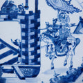 Ancient Chinese Warrior Decorative Plate closeup