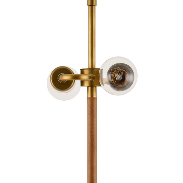 Anna Pleated Shade Table Lamp  two bulbs