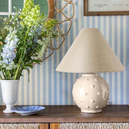 Annabelle Lamp styled on console