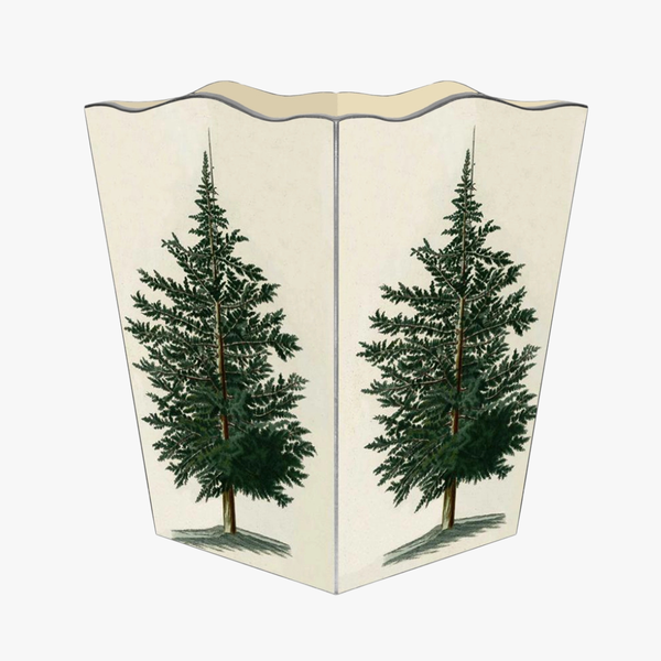 Antique Christmas Tree Wastebasket