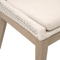 Set of Two Sullivan Teak Outdoor Chairs - seat cushion detail