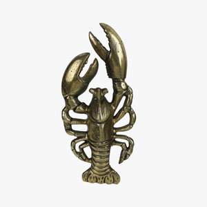 Antiqued Brass Finish Lobster