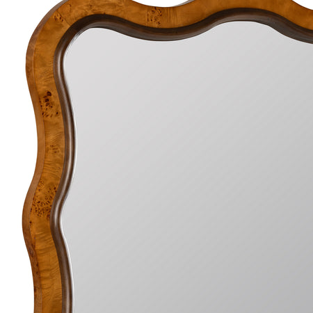 Arabella Wavey Edge Wall Mirror closeup