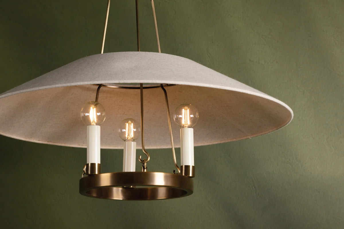 Archive Pendant - Patina Brass FInish - Lauren Liess Lighting