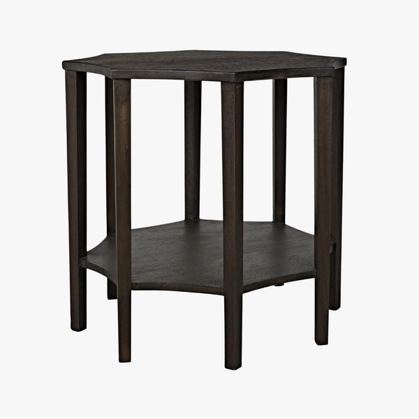 Ariana Ebony Walnut Side Table