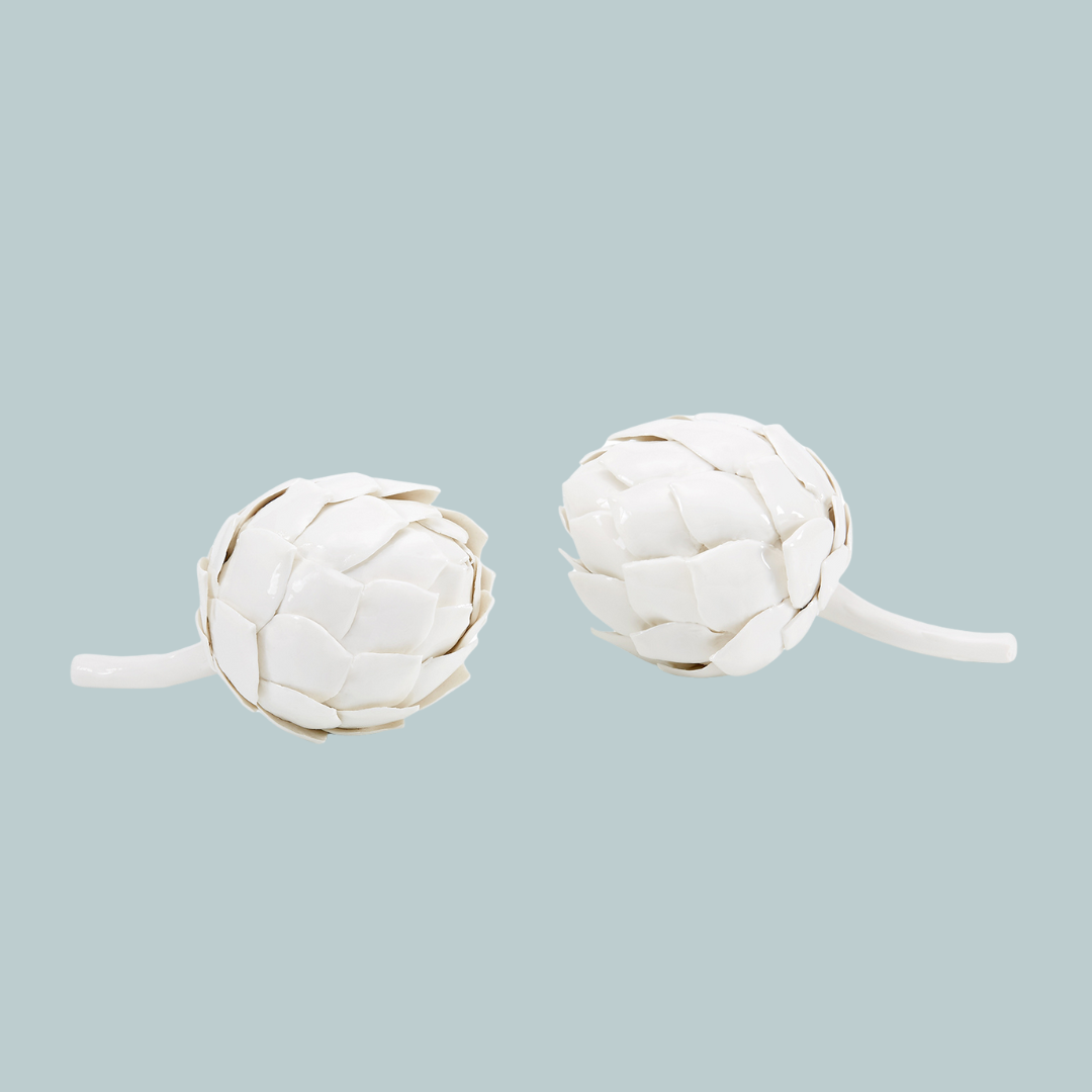 Artichoke Blanc De Chine Objects by Dear Keaton