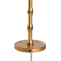 Artois Buffet Lamp - gild gold faux bamboo base closeup