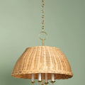 Atherton Rattan Basket Pendant