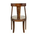 Aryana Inlay Side Chair - back view