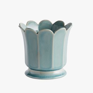 Ascot Aqua Ceramic Pot