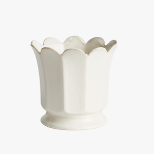 Ascot Ivory Ceramic Pot
