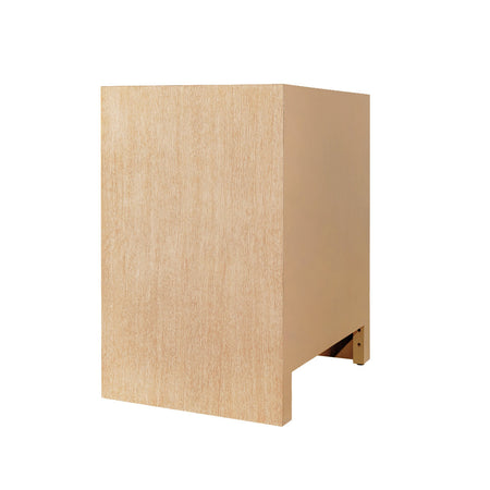 Ashton Oak Side Table Back