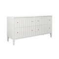 Astor Matte White Lacquer Double Dresser 