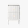 Astor White Lacquer Side Table