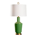 Audrey Herb Green Table Lamp with gold base
