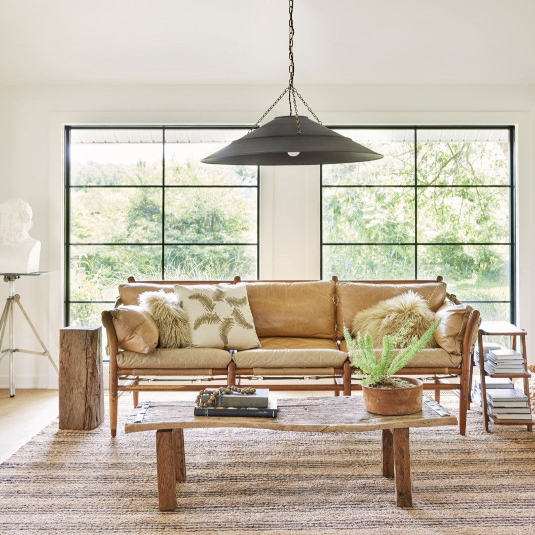 Arcane Steel Pendant Larrge Styled - Lauren Liess Lighting Collection