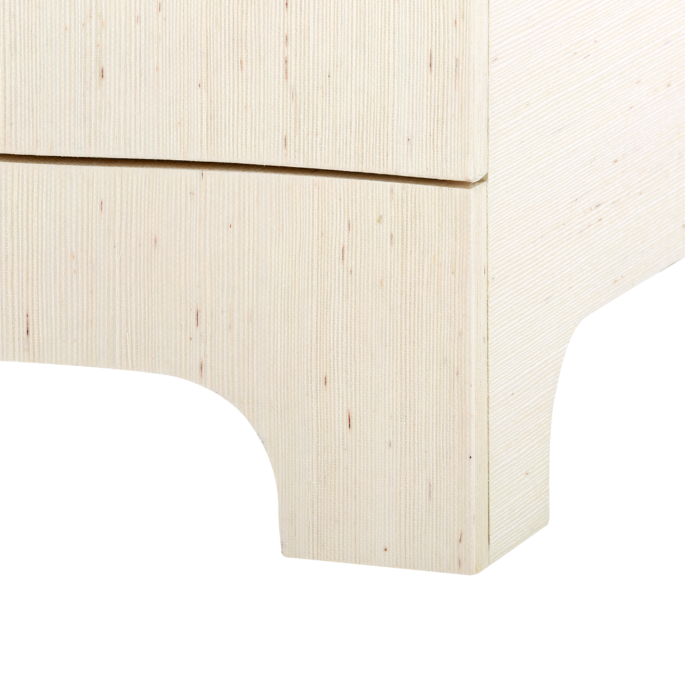 Biarritz Natural Grasscloth Chest Leg detail
