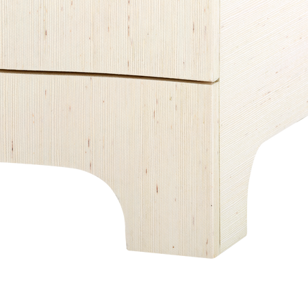 Biarritz Natural Grasscloth Chest Leg detail
