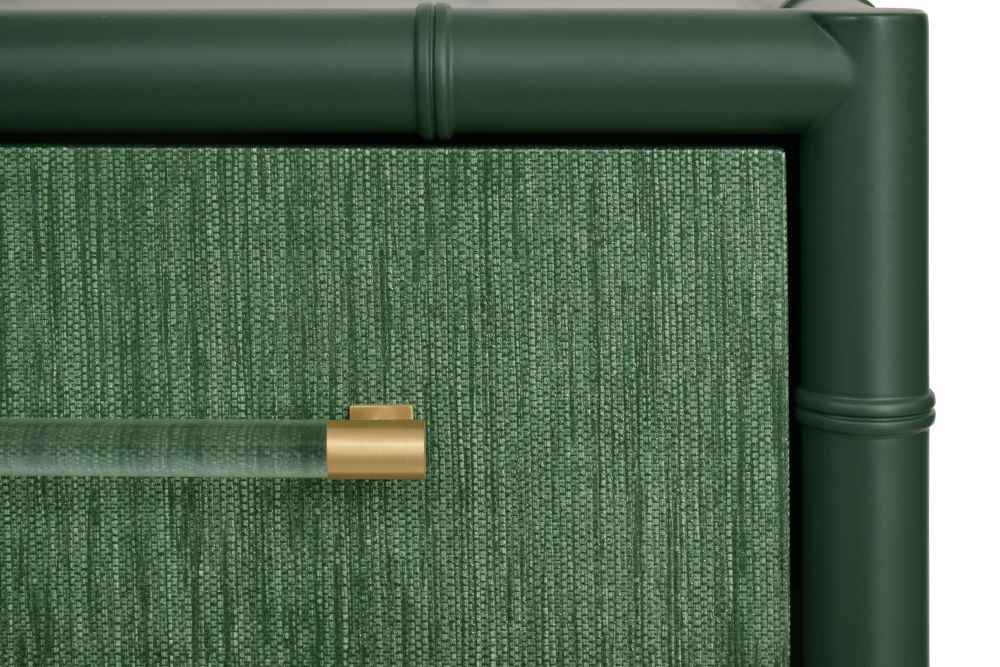 Blakewell Forest Green Chest closeup