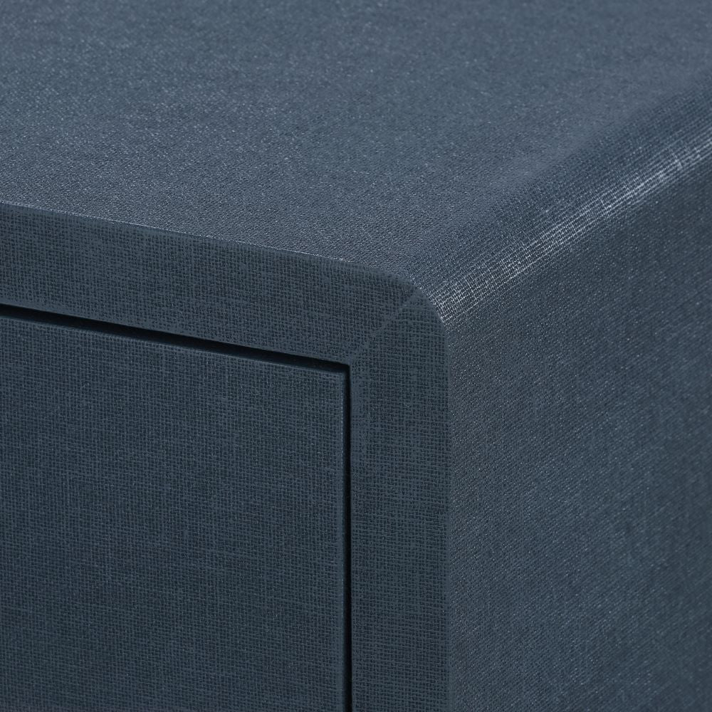 Blaine Navy Dresser Textured Linen