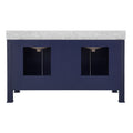Brooklyn Navy Double Vanity back cutouts