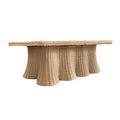 Marley Scalloped Coffee Table - wavey skirt