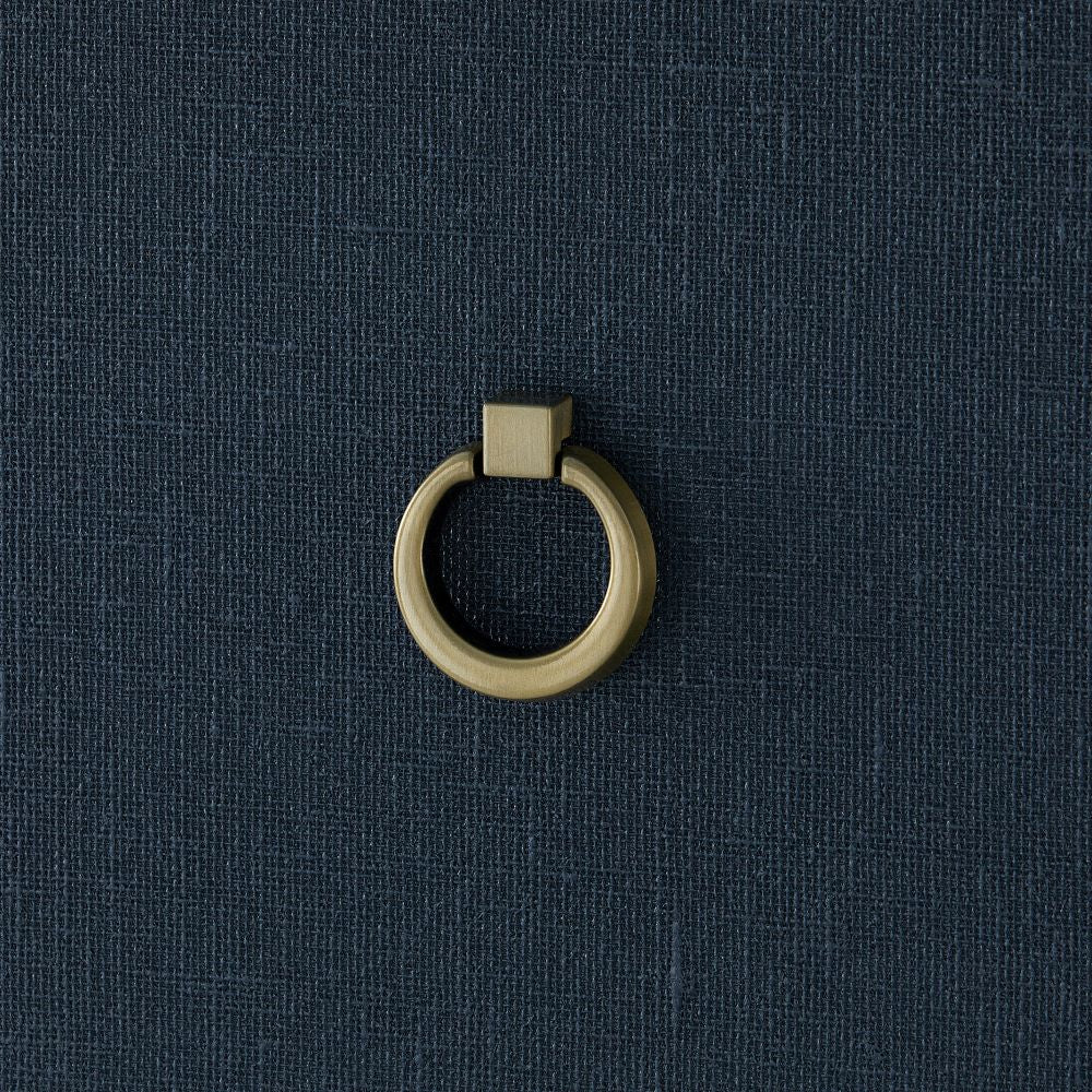 Blaine Tall Navy Dresser ring pull hardware