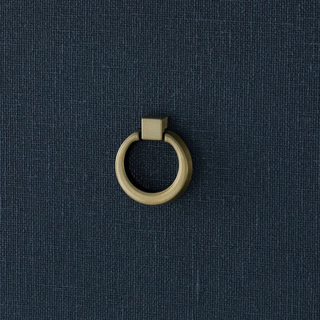 Blaine Tall Navy Dresser ring pull hardware
