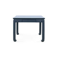 Mercer Storm Blue Textured Linen Game Table