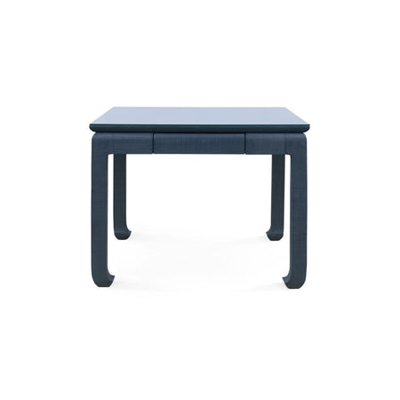 Mercer Storm Blue Textured Linen Game Table