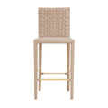 Barrow Basketweave Bar Stool Front View