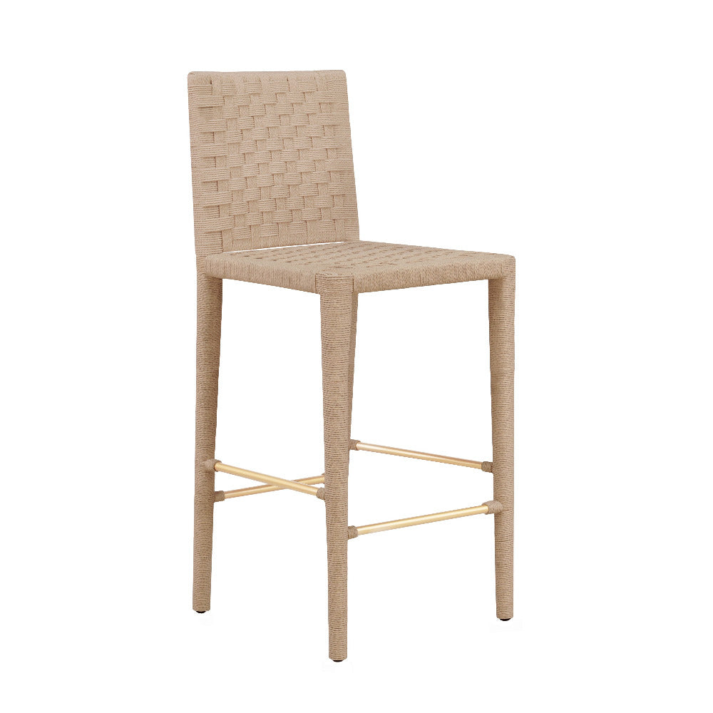 Barrow Basketweave Bar Stool from Dear Keaton