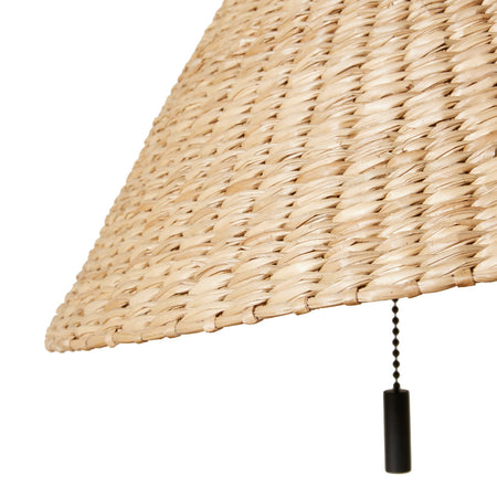 Bainbridge Table Lamp seagrass shade