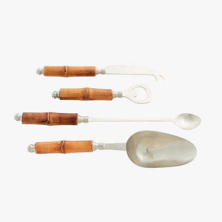 Bamboo Handle Bar Tool Set