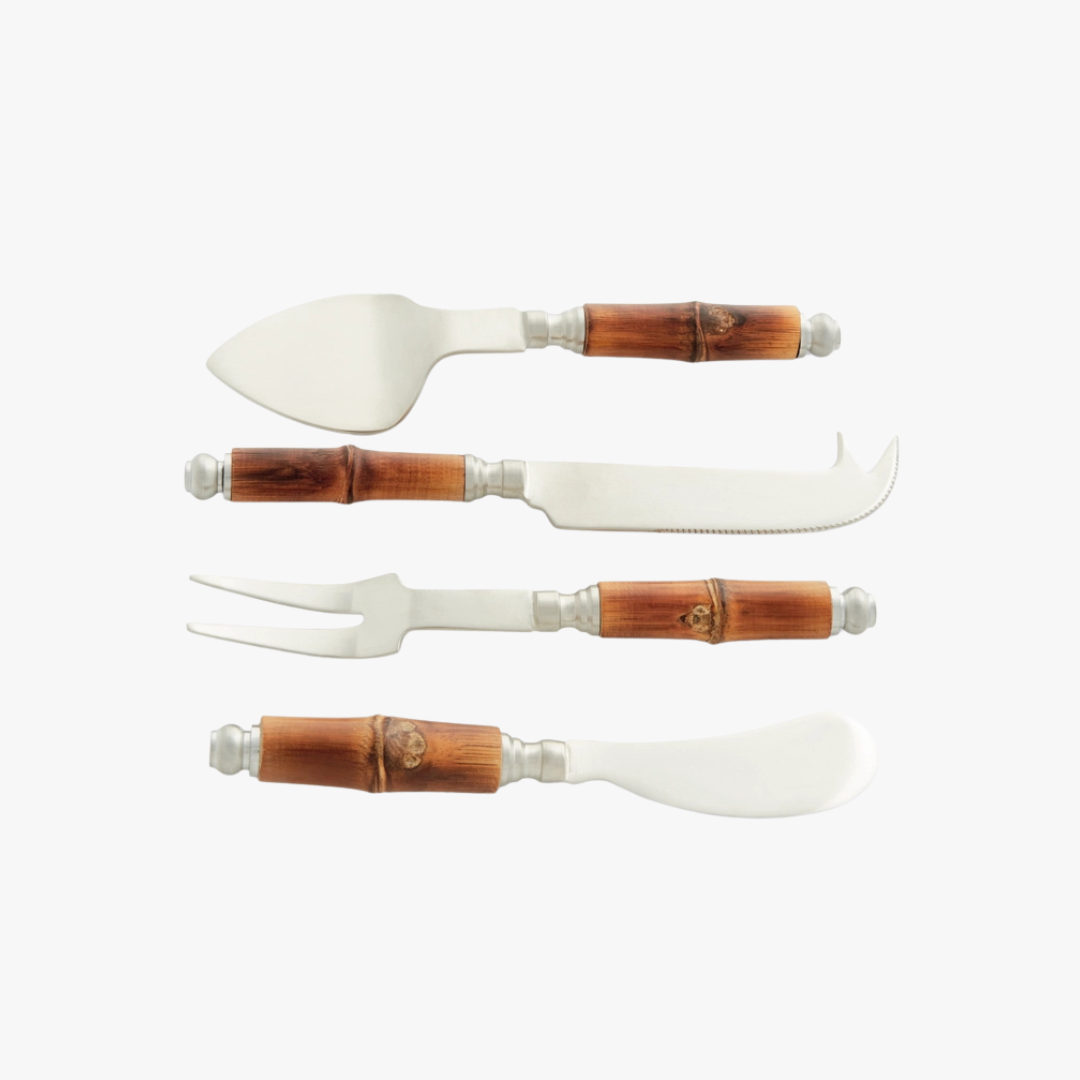 Bamboo Handle Cheese Tool Set