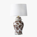 Bamboo Leaves Temple Jar Lamp