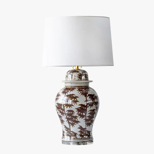 Bamboo Leaves Temple Jar Lamp