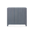 Banbury Denim Blue Textured Grasscloth Chest finished back