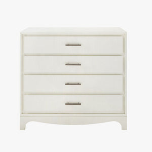 Banbury Sand White Grasscloth Chest