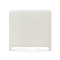 Banbury Sand White Grasscloth Chest finished back