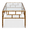 Barlow Gold Bamboo Cocktail Table