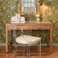 Bayview desk styled with acrylic chair