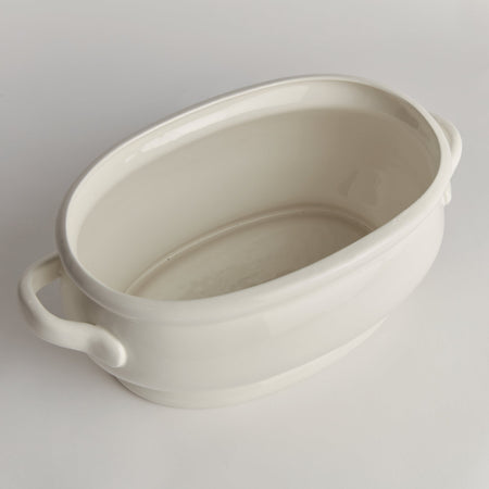 Benson Oval Ceramic Cachepot with handles