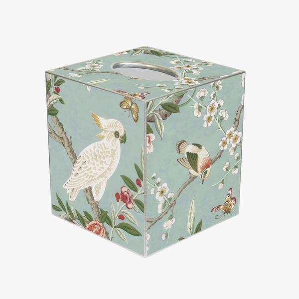 Bird and Butterfly Tissue Box Cover