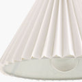 Blanche Pleated Wall Sconce shade closeup