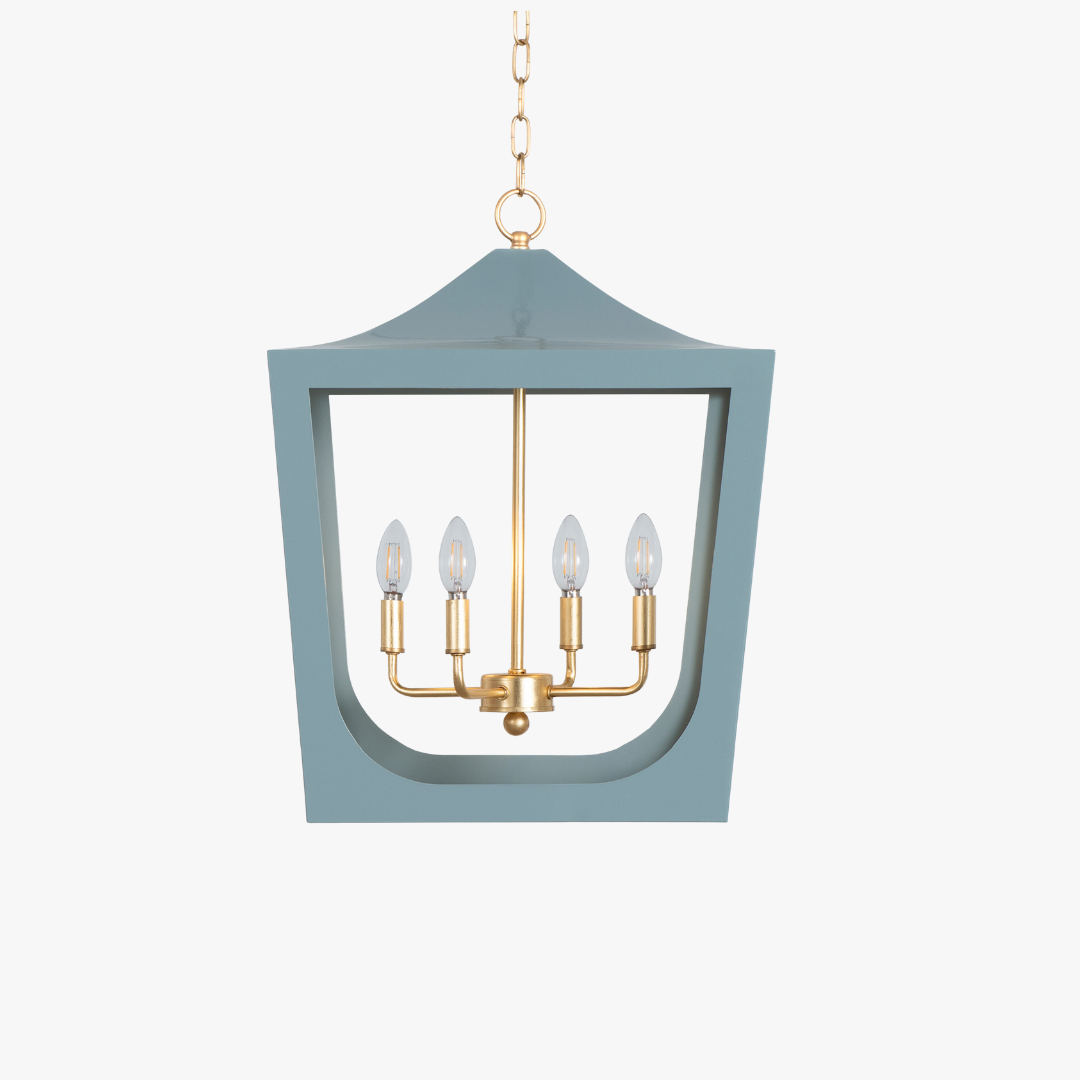 Blue Pagoda Lantern Pendant by Dear Keaton