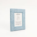Blue Dot 4x6 Block Print Photo Frame