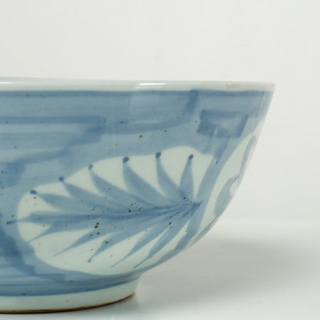 Blue Handpainted Freya Bowl closeup